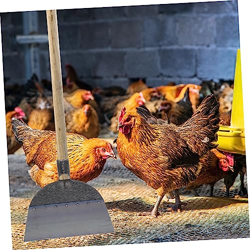 Totority Pig Manure Chicken Manure Shovel Long Handle Scoop Shovel Replacement Head for Home Use