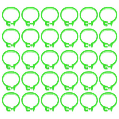 Happyyami Pigeon Carrier Rings 10mm Pigeon Foot Rings Reusable Identification Bands for Birds - color: Green
