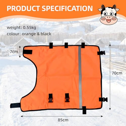 Calf Warm Clothes Calf Saver Coat Blanket for Keep Cow Warming Thickened Belly Protection Windproof