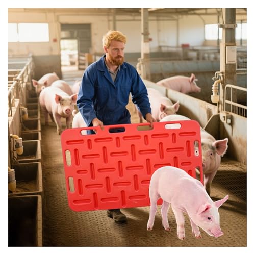 Pig Sorting Divider Panel, Portable Convenient Reusable Livestock Supplies Divider Board for Pasture, Hogs Sorting Panel with Groove Design for Livestock Management - size: 77 x 47 cm