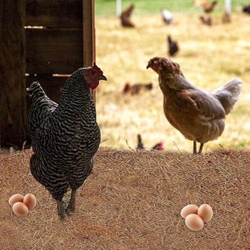 Nesting Mats for Chickens - Hen Liner, Poultry Bedding | 4X Washable Nest Pad Reusable nastbox Mat, Soft Coop surfece Winter Brooder Farm Habitat Cage Layer Backyard Livestock Indoor Outdoor Use - color: 25*25cm
