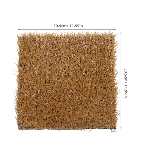 DECHOUS 6 Pack Chicken Nesting Pads Washable 12 Inch Reusable Artificial Grass Nesting Box Liners for Coop Laying Boxes, Poultry Chicken Bedding Mat