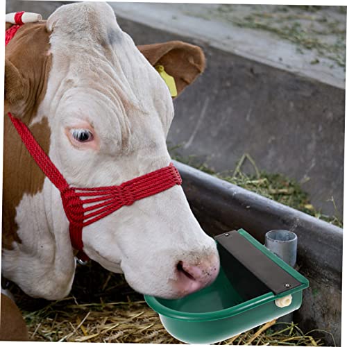 Didiseaon Farm Waterer Bowl Capacity Plastic Livestock Trough for Cattle Horses Sheep Goats