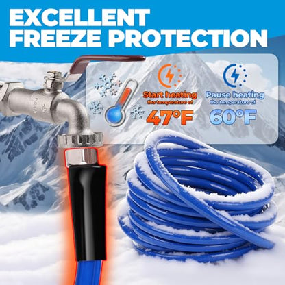 30FT Heated Water Hose for Rv,Heated Water Hose Antifreeze to -45°F,Great Rv Accessories for Campers,Livestock,Agriculture,Lead and BPA Free - size: 30FT