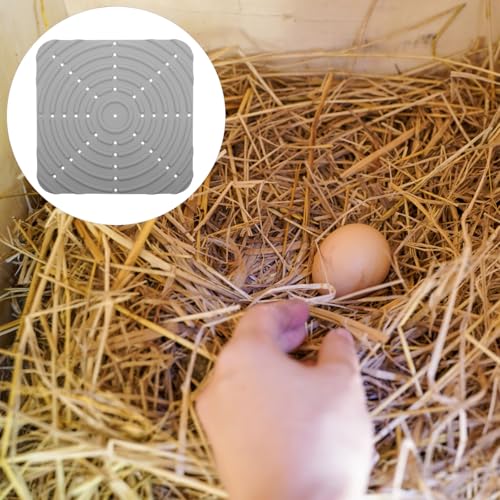 VICASKY Chicken Nesting Pad Washable Silicone Mat Nest Box Liner for Laying Hens Pet Mat Nesting Box Supplies