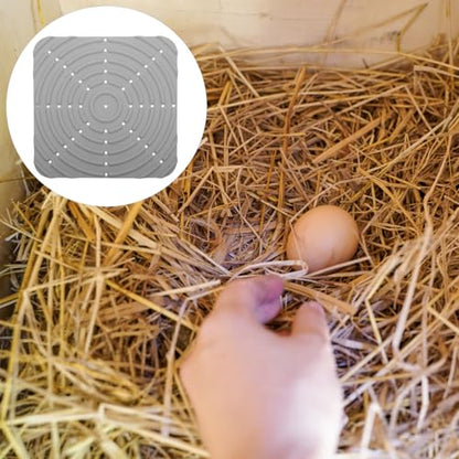 VICASKY Chicken Nesting Pad Washable Silicone Mat Nest Box Liner for Laying Hens Pet Mat Nesting Box Supplies