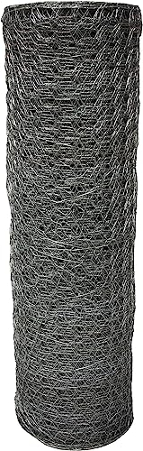 Acorn Chicken Wire 1" X 48" X 150', Perfect for Garden Fencing, Animal Barrier, Plant Supports and DIY Projects, Galvanized Steel - size: 4' Wide X 150' Long, style: 1" Hexagon Pattern