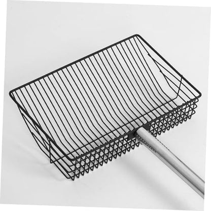 DOITOOL Scooper for Waste Long Metal Poultry with Large Detachable Handle and 66.8" Removal Manure Cleaning in Animal Agricultural and Livestock Stall Supplies