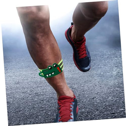 YARNOW Reflective Wrist Strap Trouser Leg Belt Elastic Band Reflective Belt Elastic Boot Bands Camping Pant Leg - color: Green