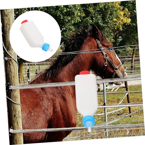 HANABASS 3pcs Versatile Livestock Feeding Bottle for Newborn Animals Calf Sheep Lamb Milk Jug Nipple