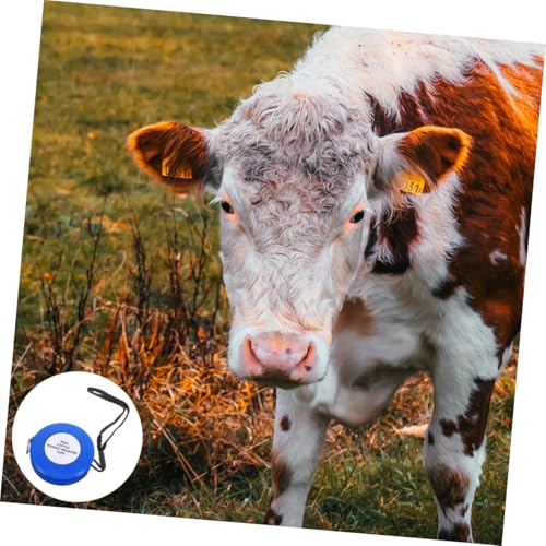 Animal Measuring Tape 2.5M Blue Livestock Weight Tape Pig Cattle Body Girth Measuring Tool for Farm Use Style