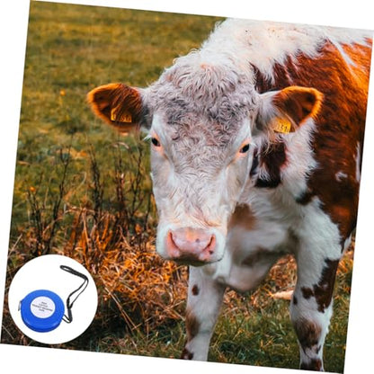 Animal Measuring Tape 2.5M Blue Livestock Weight Tape Pig Cattle Body Girth Measuring Tool for Farm Use Style