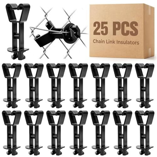25 Pcs Insulators for Electric (Black 100 Pcs) - color: Black 100 Pcs