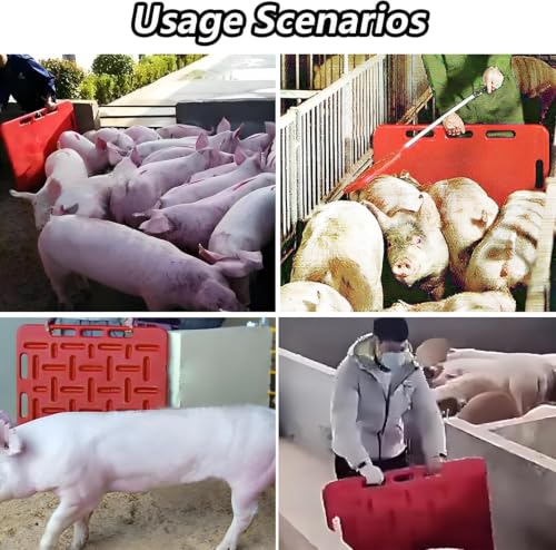 Livestock Sorting Panel Animal Guide Panel Sturdy and Lightweight Livestock Panel for Pig, Hog, Cattle, Sheep, Goats - size: 77x47cm
