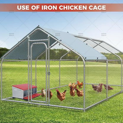 Garvee 4-Hole Roll Away Egg Collection Chicken Nesting Box, Galvanized Steel Nest Box for Laying Eggs - color: Red, size: 4 holes
