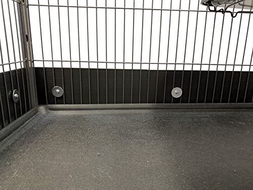 Scatter Guards for Ferret Nation Critter Nation Cage (Single, Black) - size: Single