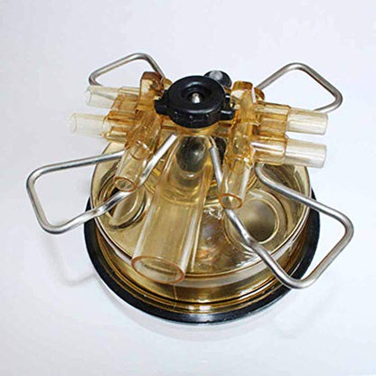 Milk Claw Milking Claw Milk Collector Milking Part Accessory Multi Manifolds Connectors Easy to Use Durable for Cow Goat 350CC Stainless Steel Housing PC Lid