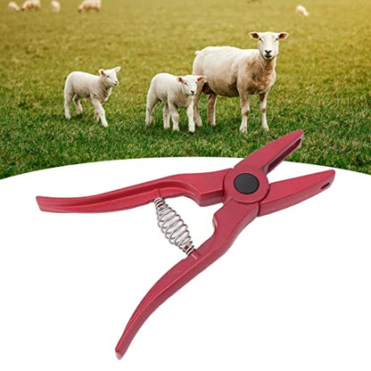 Livestock Ear Tag Pliers, Livestock Ear Tag Applicator with Ergonomic Anti Slip Handle for Farm Pigs Goats Cattle Sheep