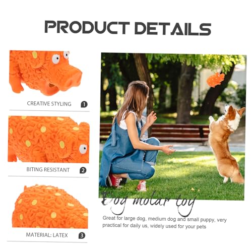 Pig Molding Dog Molar Squeaky Interactive Pet Chew Plaything for Puppies and Teething Engaging Design for Healthy Chewing and Mental Stimulation