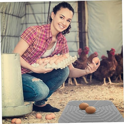 Kisangel Chicken Nesting Box Pad Washable Silicone Liner for Coop Bedding Soft and Nesting Pads for Chickens Non-Slip Design Suitable for Nest Box