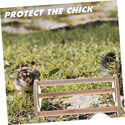 GANAZONO Chicken Roosting Perch Sturdy Wooden Stand for Brooder Coop Durable Chick Roosting Bar for Leg Exercise Engagement Chick for