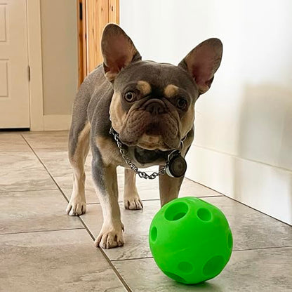 Interactive Treat Balls with Large Hole 4 Pack - Durable Chew Toy for Dispensing Treats and Promoting Active Play for Dogs, Pigs, Rabbits, and Other Pets