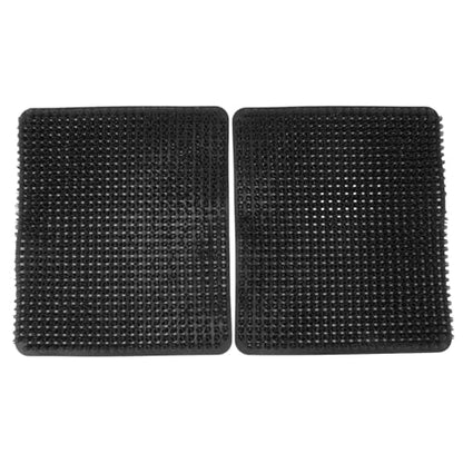 Aramox 6 Pack Washable Chicken Nesting Pads, Breathable Reusable Nesting Box Liners for Laying Hens, with PE Material for Chicken Coop Poultry Boxes (Black) - color: Black