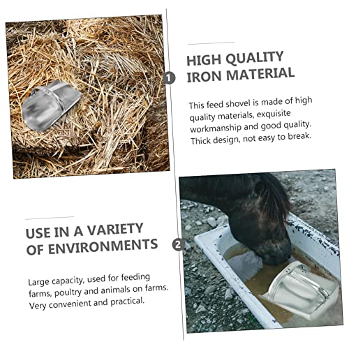 1pc Portable Feeding Shovel Lightweight Farm Distribution Scoop for Poultry Livestock and Gardens Easy to Clean Capacity Versatile Use Farms and Orchards