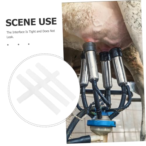 4pcs Goat Milking Supplies Electric Milking Machine Tube Portable Flexible Tubing Suction Vacuum for Dairy Farms