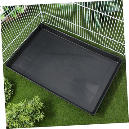 Alasum 2Pcs Pet Tray Heavy Duty Poop Holder for Bird Cages Dog Crates Bunny Habitats Stain Easy to Lightweight for Home Use