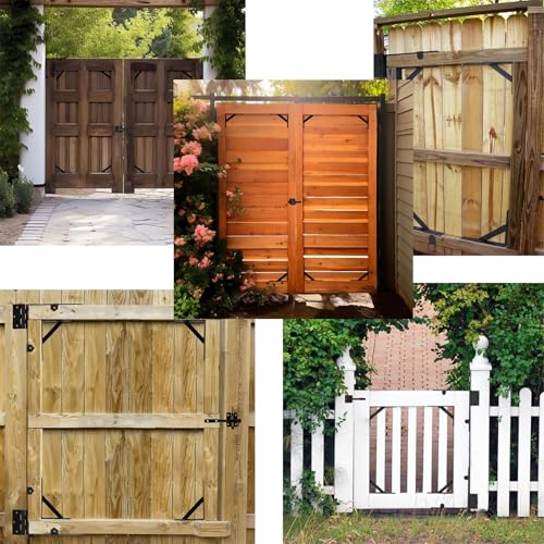 1 Sets Gate Kit Gate Corner Brace Bracket Heavy Duty Anti Sag Gate Frame Kit