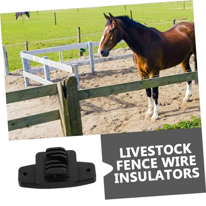 50Pcs Electric Fence Insulators Material for Livestock Prevents Circuits for Farm Use Fencing Accessory for Secure Boundaries