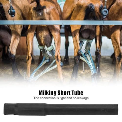4PCS Safety Rubber Hose for Milking Machine Replacement Parts (Black 12PCS) - color: Black 12PCS