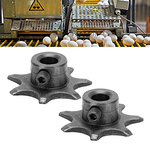 2 Pcs Incubator Reversible Toothed Gears Metal Replacement Wheel Gears for Egg Turning Mechanisms in Poultry Hatchery Equipment