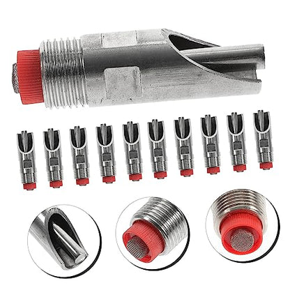 balacoo 10pcs Pig Water Feeder Automatic Piglets Nipple Drinkers Pig Waterer Livestock Drinking Tools