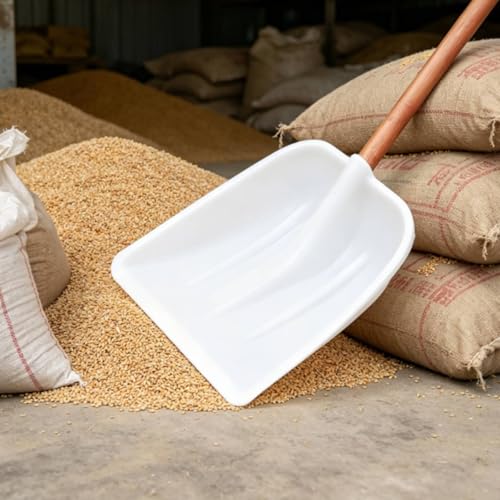 Duty Multi-Use Agricultural Ladle Thickened for Farmers, Workers, Warehouse, Garden, White, Small 40x35cm - size: Small 40x35cm