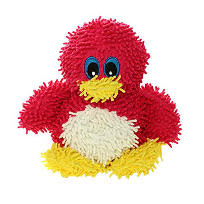 MIGHTY® 2 Pack Microfiber Medium Penguin Dog Toys | Ultra Durable Plush Toy with Multiple Layers & Reinforced Seams , Washable and Floats , Mighty® Construction - color: 2PK Pink Penguin