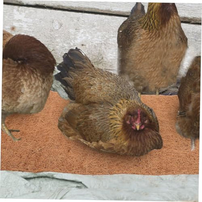 Sosoport 4pcs Washable Nesting Pads for Chicken Coop Soft Coconut Nest Box Liners Cozy Chicken Laying Pads Versatile and Practical Bedding for Poultry Setup