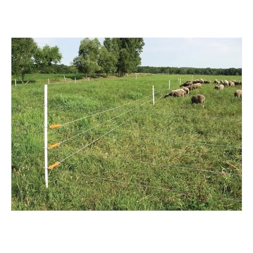 15 Pack Electric Fence Rubber Gate Handles - Heavy Duty Insulated Plastic Handles with Steel Hook, Electric Fence Rubber Gate - Yellow - color: Yellow 15-Pack