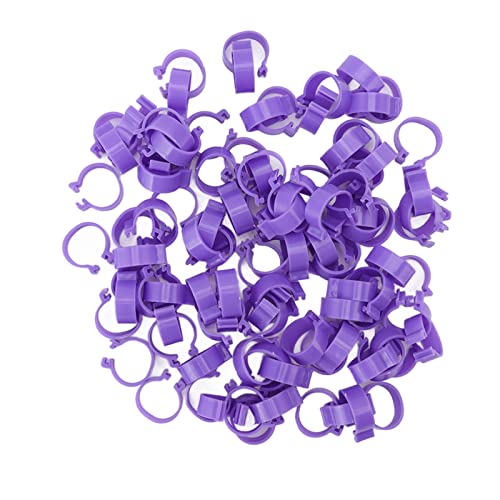 100Pcs Chicken Leg Bands, Duck Bands Chicken Tags for Legs Chicken Bands Chicken Bracelet for Chicken Duck Goose Identification(25mm) - size: 25mm