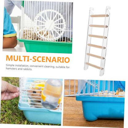 Bird Ladder for Parrots and Small Birds Climbing Perch Efficient Space Utilization Encourages Activity and Exercise Birdcages and Design for Hamsters Cockatiels and Budgerigars