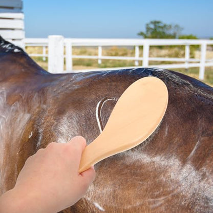 Levemolo Bristle Horse Fur Cleaner and Livestock Hair Comb Stiff Body Grooming Brush and Cattle Shedding and Hair Cleaning in Stable Care