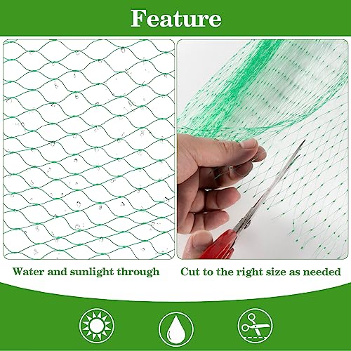 Bird Netting for Garden 13x33ft - Sukh Garden Netting Mesh for Garden Protection Bird Fence Plant Netting Chicken Coop Deer Squirrels Poultry Protect Fruit Trees Vegetable