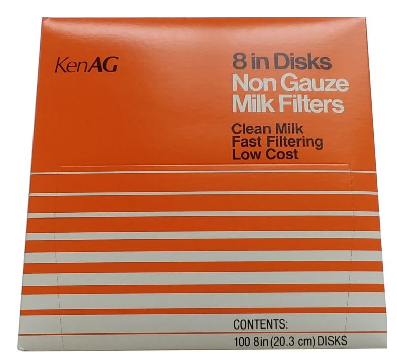 Kenag Milk Filter Disks 8" (100 disks) (1 Pack) (1)
