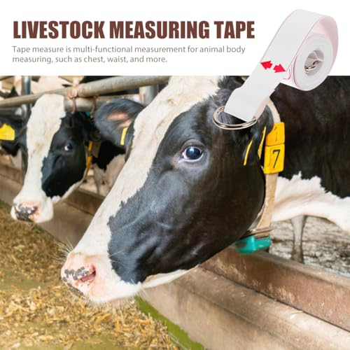 Mipcase Livestock Weight Tape for Horse Cattle Goat Portable Animal Measurer Easy to Use Accurate