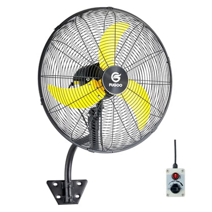 FUGOO 20'' Outdoor Quiet Oscillating Wall Fan With All Sealed Brushless DC Motor,4-Speed Waterproof Outdoor Fan, Heavy Duty Industrial Wall Mount Fans for House,Patios,Commercial,Garage,4000CFM - size: 20-inch