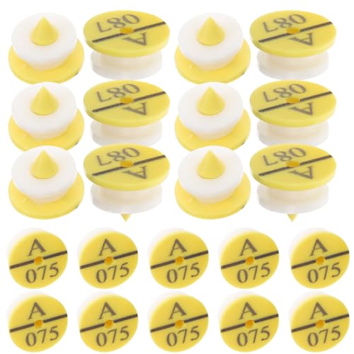 Rabbit Ear Tags Livestock Identification Tags for Rabbits Easy to Install Animal Tags for Ears Durable Farm Accessories for Sheep and Goats 0.70 in