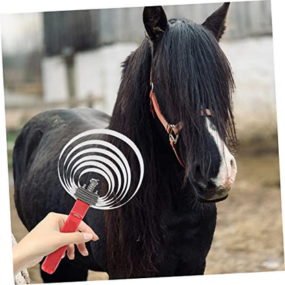 Toddmomy 1pc Horse Grooming Brush for Cattle and Livestock Ergonomic Hair Comb Toothed Design for Cleaning and Itch Relief Circulation Easy to Clean and Use