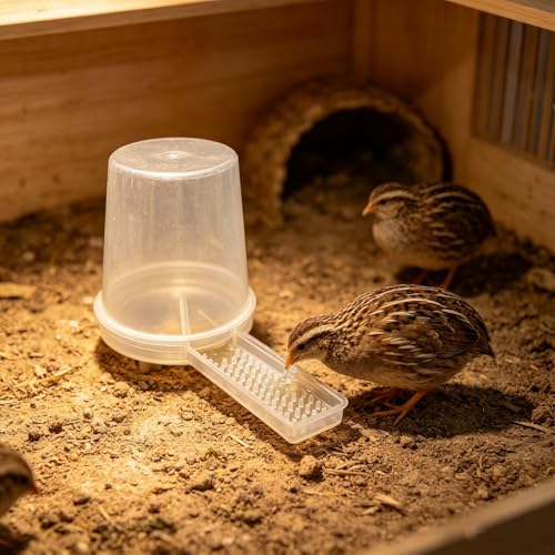 Baby Chick Feeder and Waterer Set, Poultry Starter Kit, Chick Feeder & Gravity Waterer, Compact Brooder Supplies for Chicks, Ducklings and Small Poultry (A) - color: A