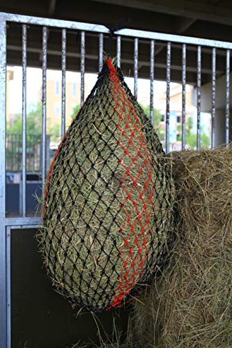 T TEKE Deluxe Slow hay Feeder hay nets, 1-3/4" Feeding Holes, Horse Supplies hay Bags for Horses, Goats